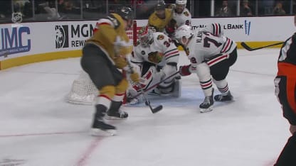 CHI@VGK: Mrazek Denies Barbashev on Backhand