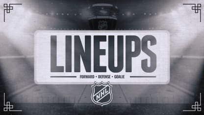 Projected lineups, starting goalies for today 