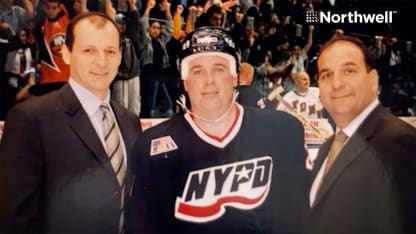 Hogue and the NYPD Hockey Team