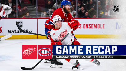 Detroit Red Wings Montreal Canadiens game recap April 16