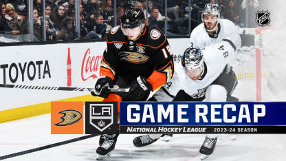 Anaheim Ducks Los Angeles Kings game recap April 13