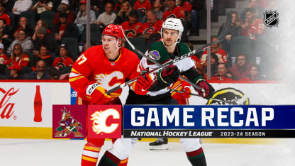 Arizona Coyotes Calgary Flames game recap April 14