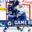 Vancouver Canucks Winnipeg Jets game recap April 18