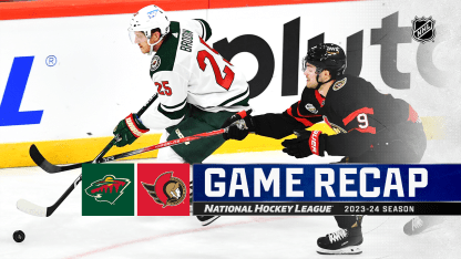 Minnesota Wild Ottawa Senators game recap November 18