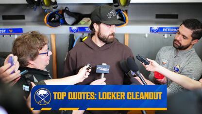 buffalo sabres locker cleanout day 1 interviews top quotes 